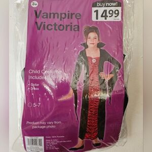 New Kids Vampire Costume Sz 5-7